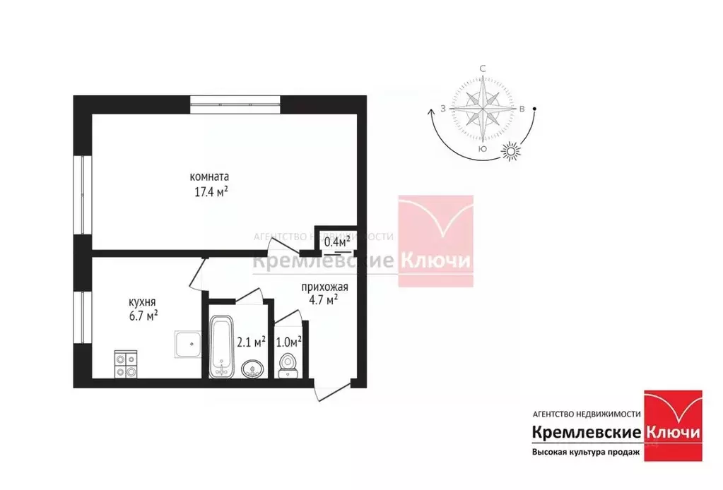 1-к кв. Санкт-Петербург просп. Металлистов, 25К3 (31.3 м) - Фото 1