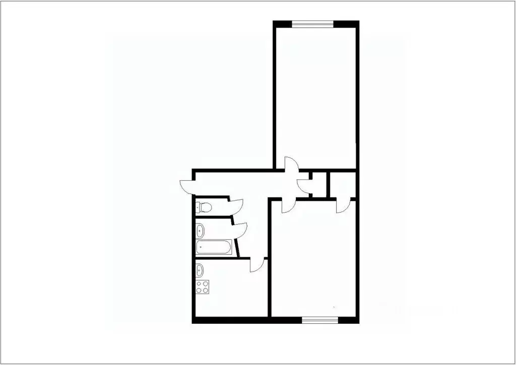 2-к кв. Кемеровская область, Калтан ул. Горького, 14 (44.0 м) - Фото 2