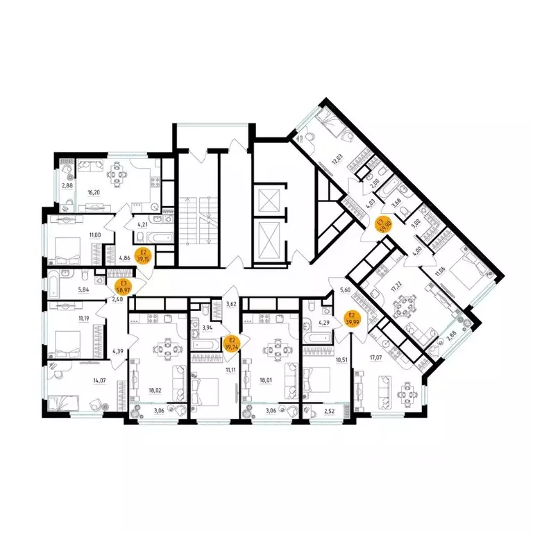 1-к кв. Рязанская область, Рязань ул. Земнухова (39.74 м) - Фото 1