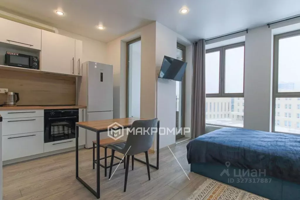 Студия Санкт-Петербург ул. Челюскина, 2 (30.0 м) - Фото 2