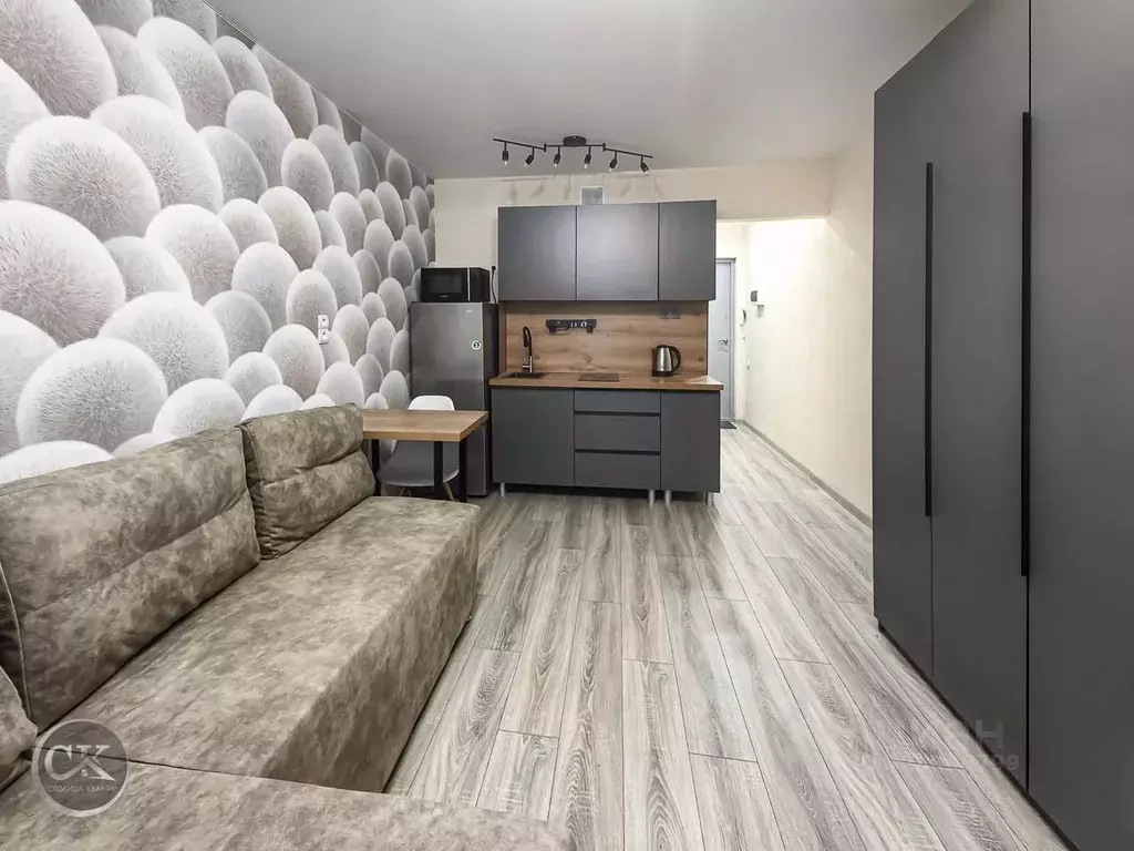 Студия Ленинградская область, Мурино Всеволожский район, ул. Графская, ... - Фото 1