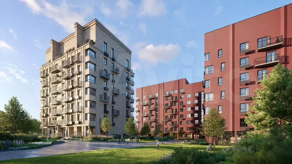 1-к. квартира, 35,8 м, 6/8 эт. - Фото 0