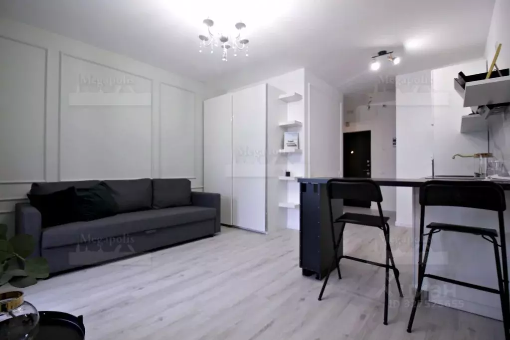 Студия Санкт-Петербург ул. Дыбенко, 8к2 (32.0 м) - Фото 1