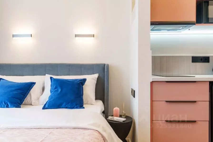 Студия Москва Новая Басманная ул., 33С1 (15.5 м) - Фото 1