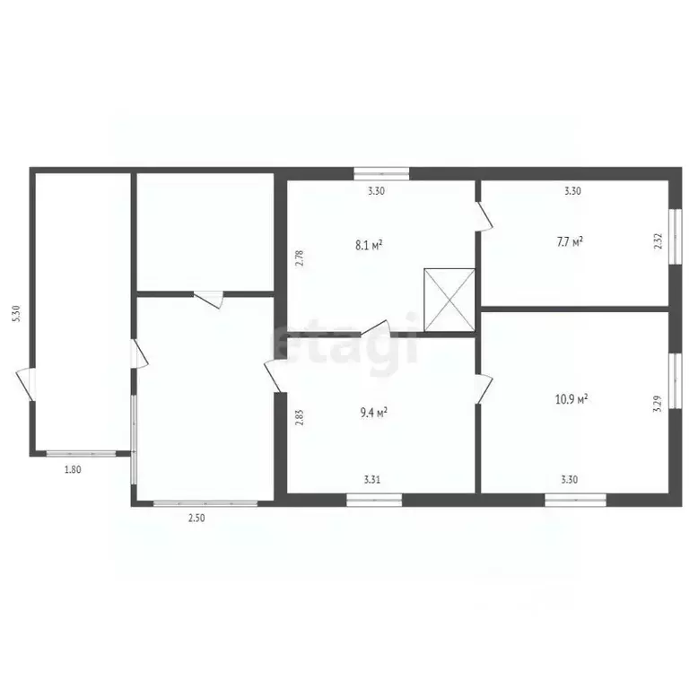 Дом в Хабаровский край, Имени Лазо район, пос. Сита  (36 м) - Фото 2