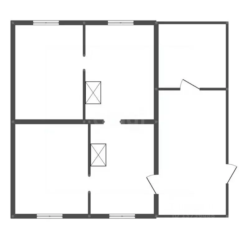 3-к кв. Амурская область, Свободненский район, с. Черновка ... - Фото 1