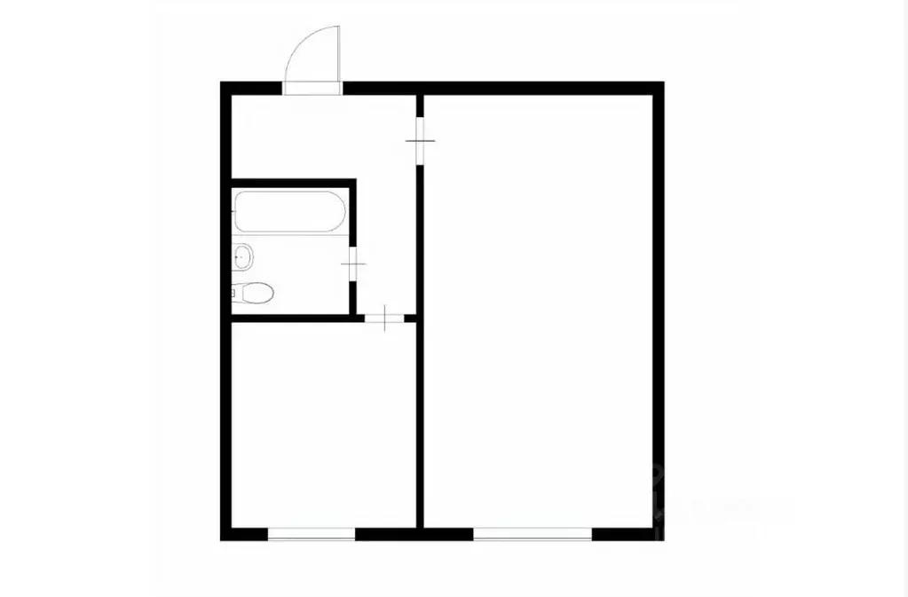 1-к кв. Москва Россошанская ул., 1К1 (29.4 м) - Фото 2