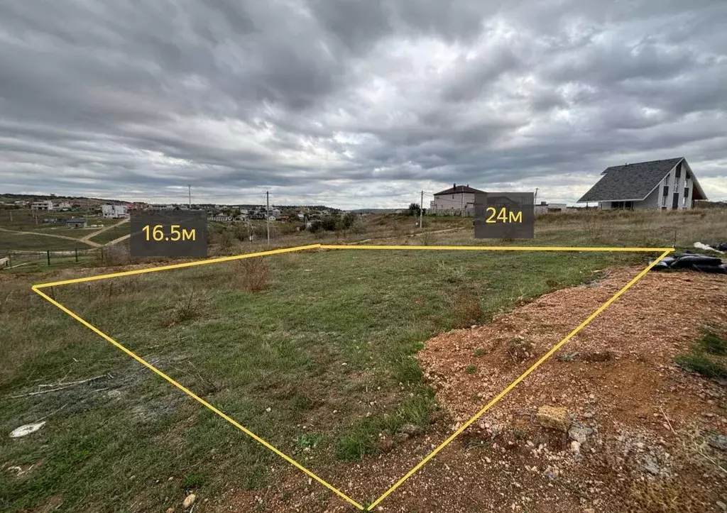 Участок в Севастополь ул. Летчика Старикова, 14 (4.0 сот.) - Фото 1