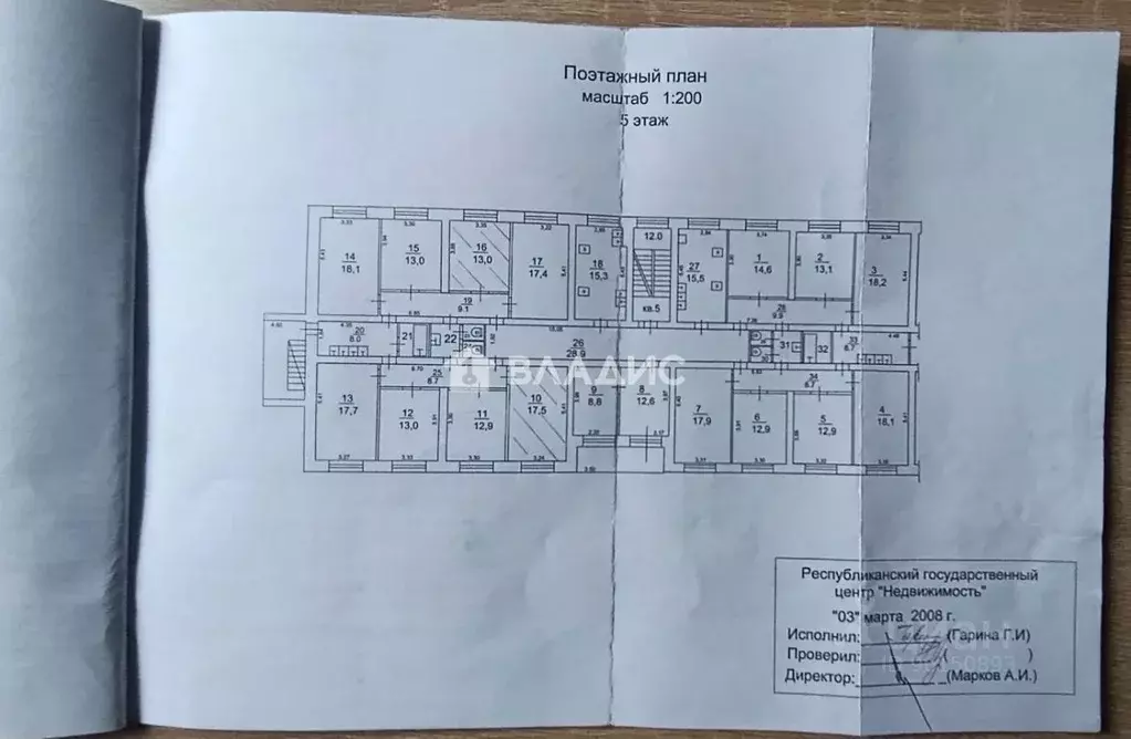 Комната Карелия, Петрозаводск ул. Державина, 5 (17.5 м) - Фото 2