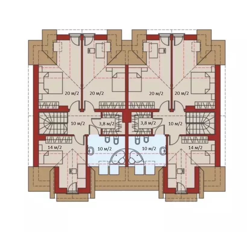 Таунхаус в Ленинградская область, Всеволожск просп. Большой, 36 (159 ... - Фото 2