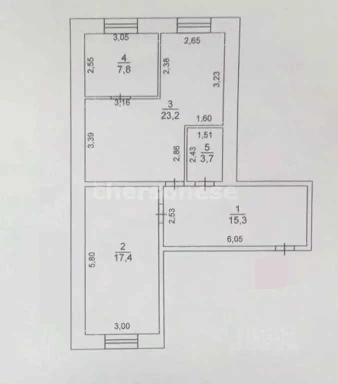 3-к кв. Севастополь ул. Большая Морская, 26 (63.0 м) - Фото 2