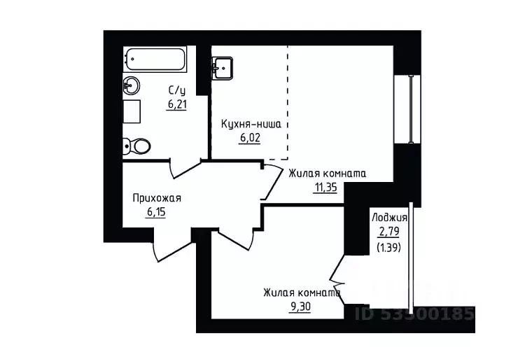 2-к кв. Вологодская область, Череповец 107-й мкр, ГринВилль жилой ... - Фото 0