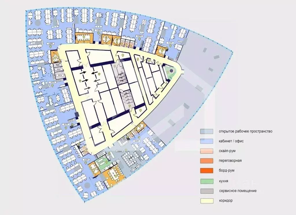 Помещение свободного назначения в Москва наб. Пресненская, 12 (343 м) - Фото 2