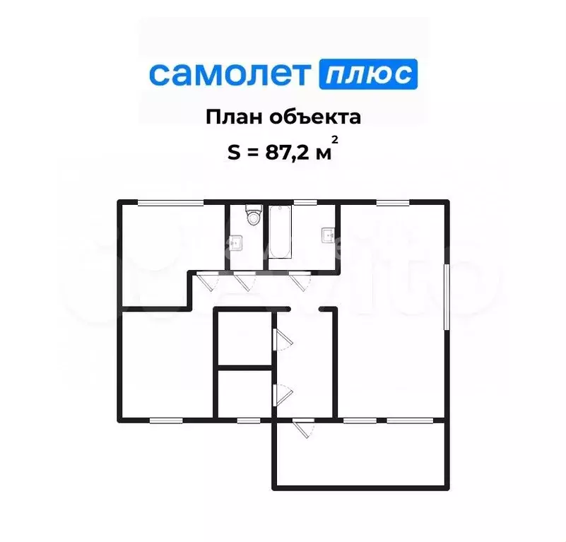 Дом 87,2 м на участке 7,5 сот. - Фото 0