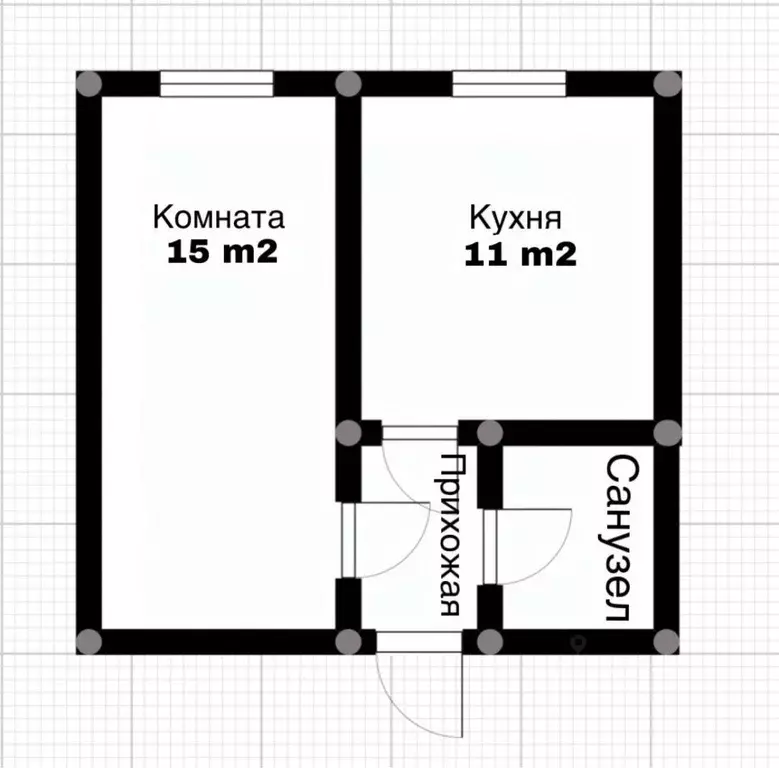 1-к кв. Кабардино-Балкария, Нальчик ул. Солнечная, 143 (36.0 м) - Фото 1