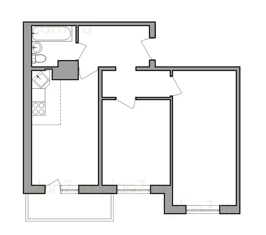 3-к кв. Иркутская область, Иркутск Ново-Ленино мкр, Территория 1-й ... - Фото 0