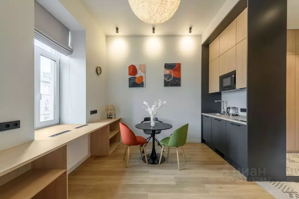 Студия Санкт-Петербург Тележная ул., 23 (23.5 м) - Фото 0
