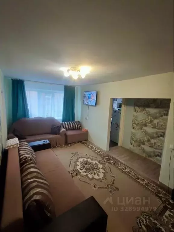 3-к кв. Тульская область, Новогуровский рп ул. Центральная, 23 (56.0 ... - Фото 2