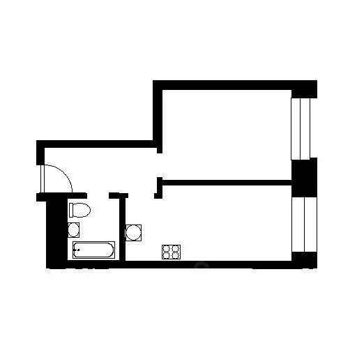 1-к кв. Москва Донецкая ул., 30к1 (37.1 м) - Фото 2