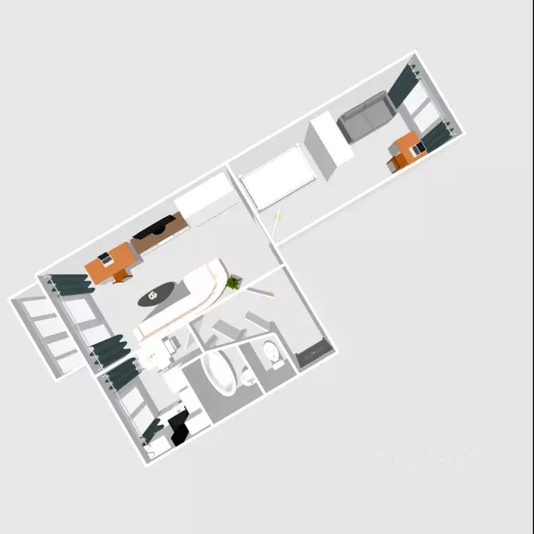 2-к кв. Свердловская область, Екатеринбург ул. Ясная, 32к4 (44.4 м) - Фото 1