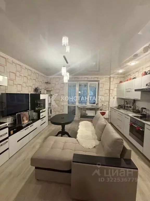 2-к кв. Челябинская область, Челябинск ул. Грибоедова, 40Б (64.1 м) - Фото 1