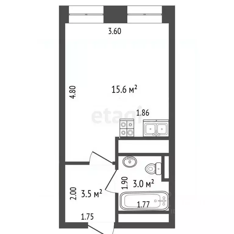 Студия Московская область, Красногорск городской округ, Путилково пгт ... - Фото 2