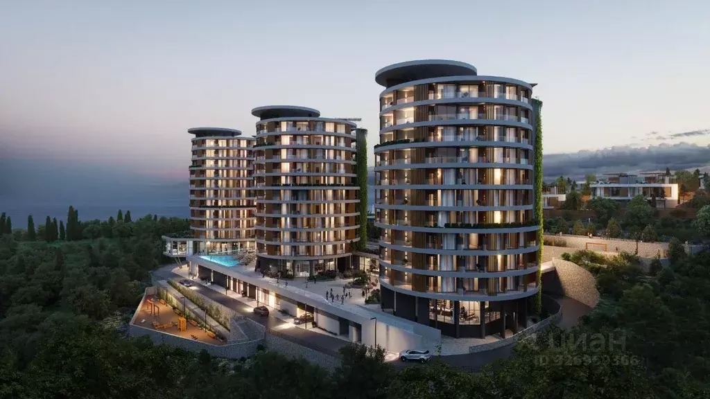 Студия Крым, Алушта муниципальный округ, с. Виноградное, Апартаментов ... - Фото 1