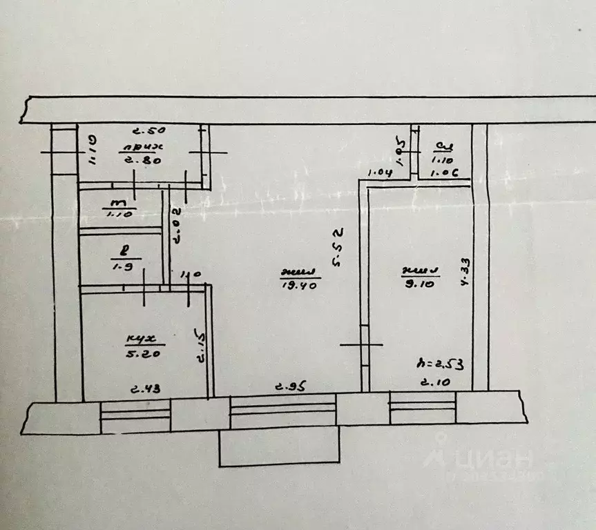 2-к кв. Башкортостан, Мелеуз Северная ул., 1 (40.0 м) - Фото 0