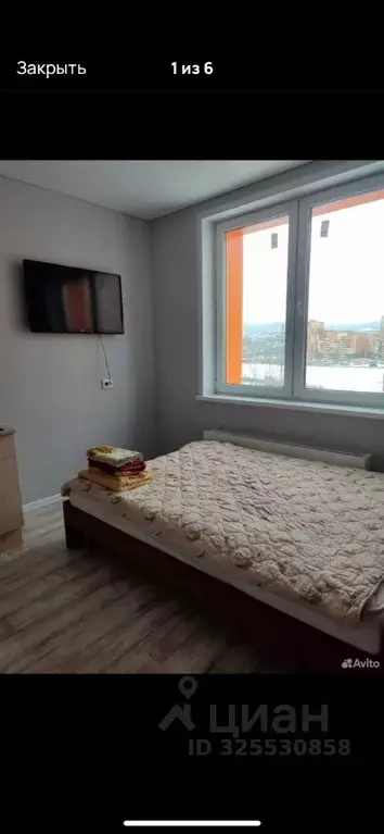 Студия Красноярский край, Красноярск Аральская ул., 53А (28.0 м) - Фото 1