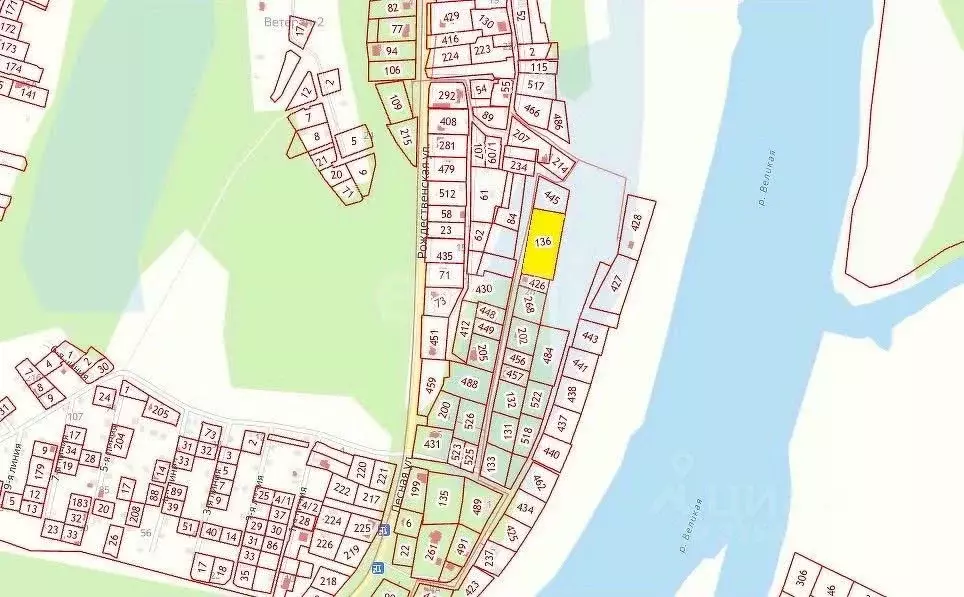 Участок в Псковская область, Псковский район, Тямшанская волость, д. ... - Фото 1