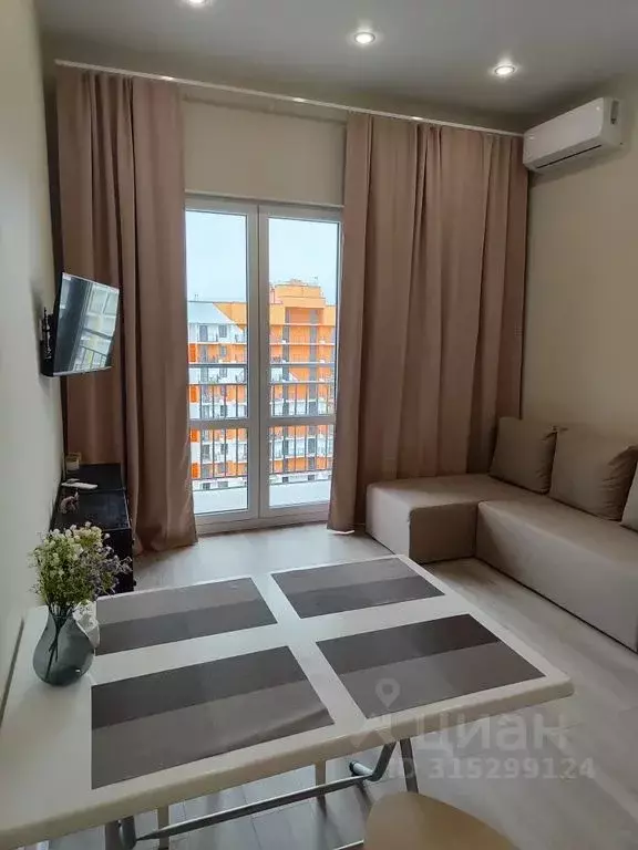 Студия Краснодарский край, Сочи ул. Искры, 88к2 (25.0 м) - Фото 0