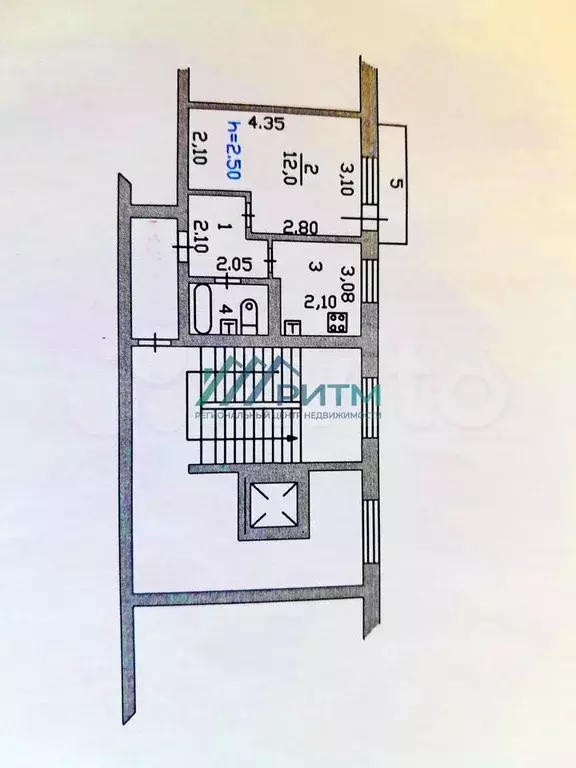 1-к. квартира, 25,8 м, 9/9 эт. - Фото 0