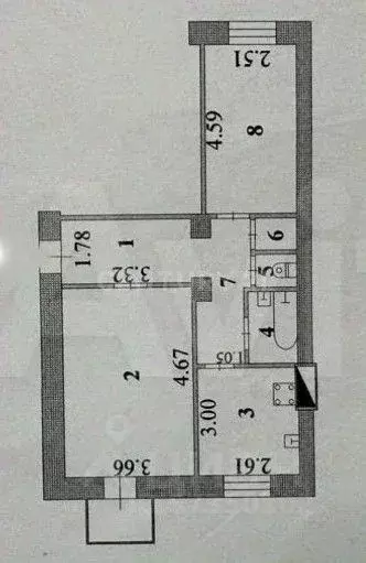 2-к кв. Липецкая область, Липецк ул. Суворова, 1 (54.2 м) - Фото 1