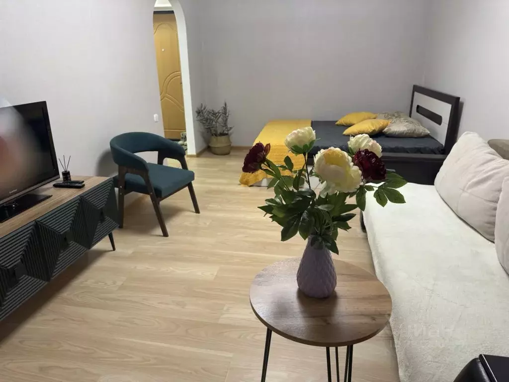 1-к кв. Татарстан, Елабуга 4/5 мкр, ул. Хирурга Нечаева, 16 (39.0 м) - Фото 0