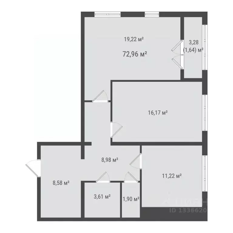 2-к кв. Сахалинская область, Южно-Сахалинск ул. Ленина (71.32 м) - Фото 1