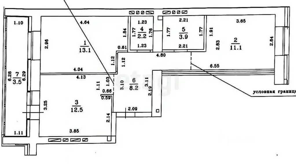 2-к кв. Татарстан, Казань ул. Азата Аббасова, 10 (54.0 м) - Фото 0