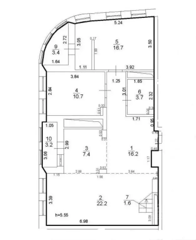 4-к кв. Башкортостан, Уфа Коммунистическая ул., 11/1 (118.0 м) - Фото 1