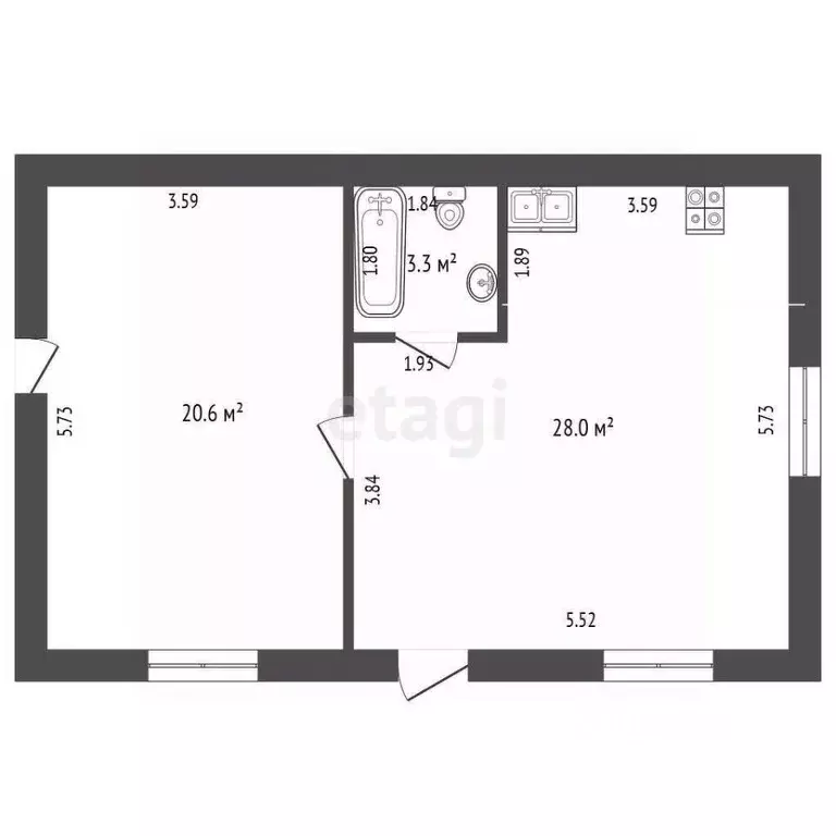 Дом в Тюменская область, с. Исетское  (52 м) - Фото 2