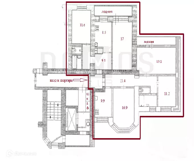 Продаётся 5-к квартира, 128 м - Фото 1