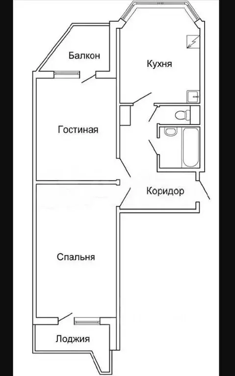 2-к кв. Москва ул. Татьяны Макаровой, 8 (60.0 м) - Фото 1