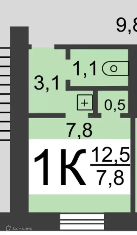 Продаётся 5-к квартира, 12.5 м - Фото 1