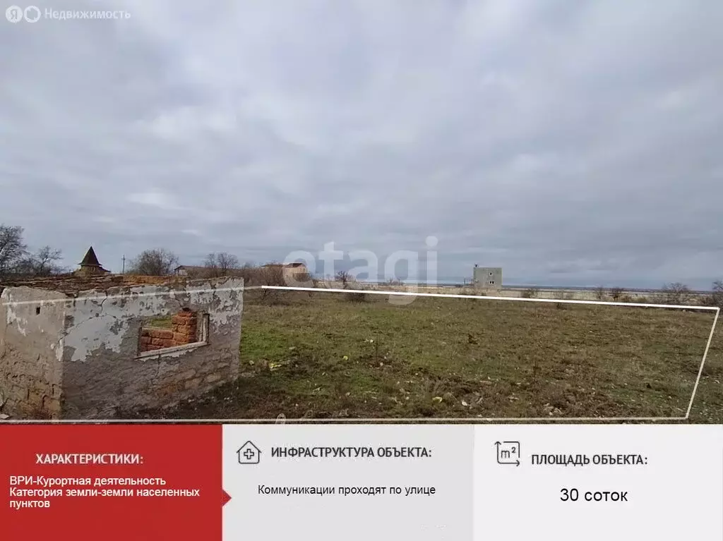 Участок в Штормовое, Производственная улица (30 м) - Фото 2