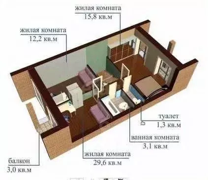 Таунхаус в Костромская область, Кострома Юбилейная ул., 30к3 (120 м) - Фото 2