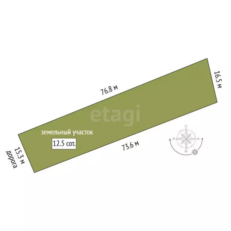 Участок в станица Тамань, Первомайская улица (12.46 м) - Фото 0