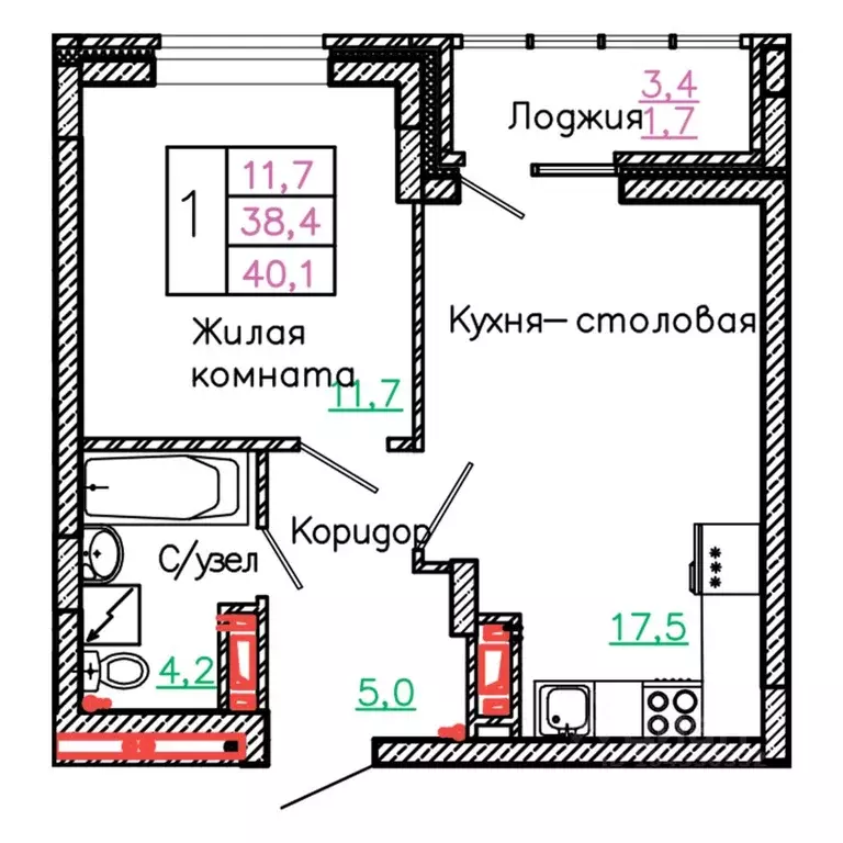 1-к кв. Белгородская область, Старый Оскол Садовые Кварталы мкр, 4 ... - Фото 0