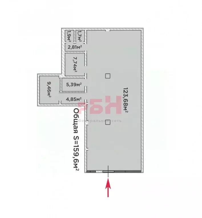 Торговая площадь в Тюменская область, Тюмень Олимпийская ул., 9/1 (160 ... - Фото 2