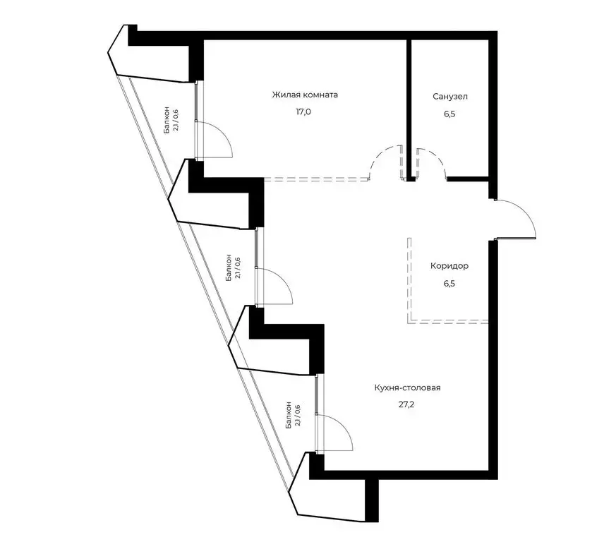 1-комнатная квартира: Пенза, улица Богданова, 39 (59 м) - Фото 0