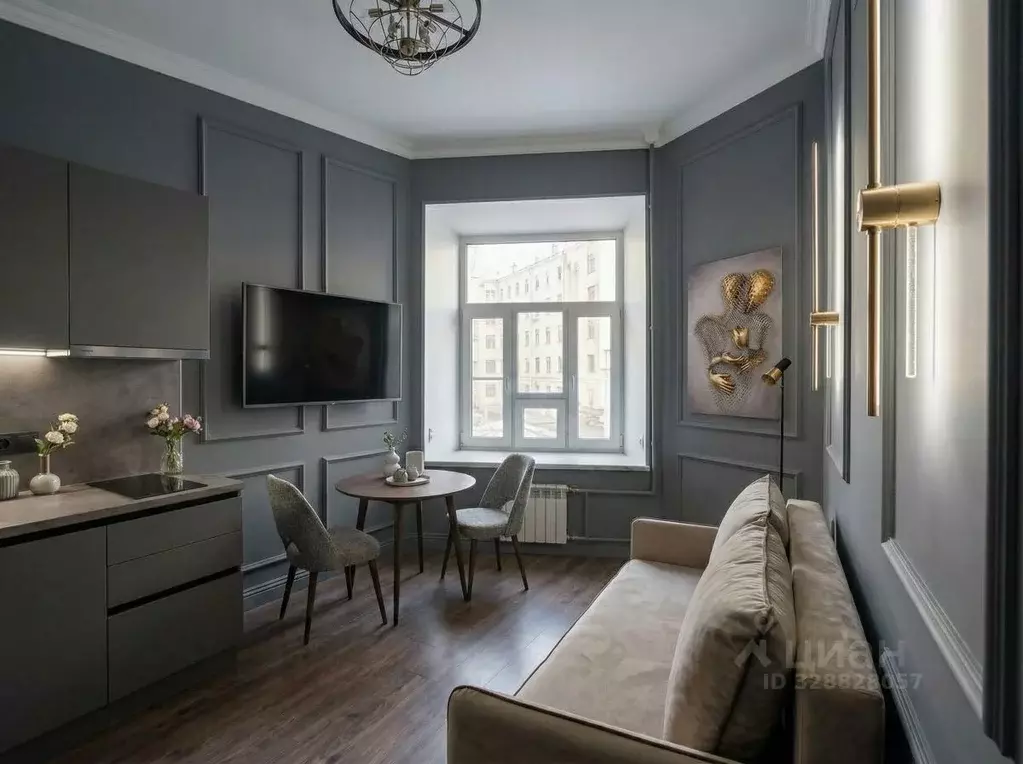 Студия Санкт-Петербург 2-я Васильевского острова линия, 25 (23.0 м) - Фото 2