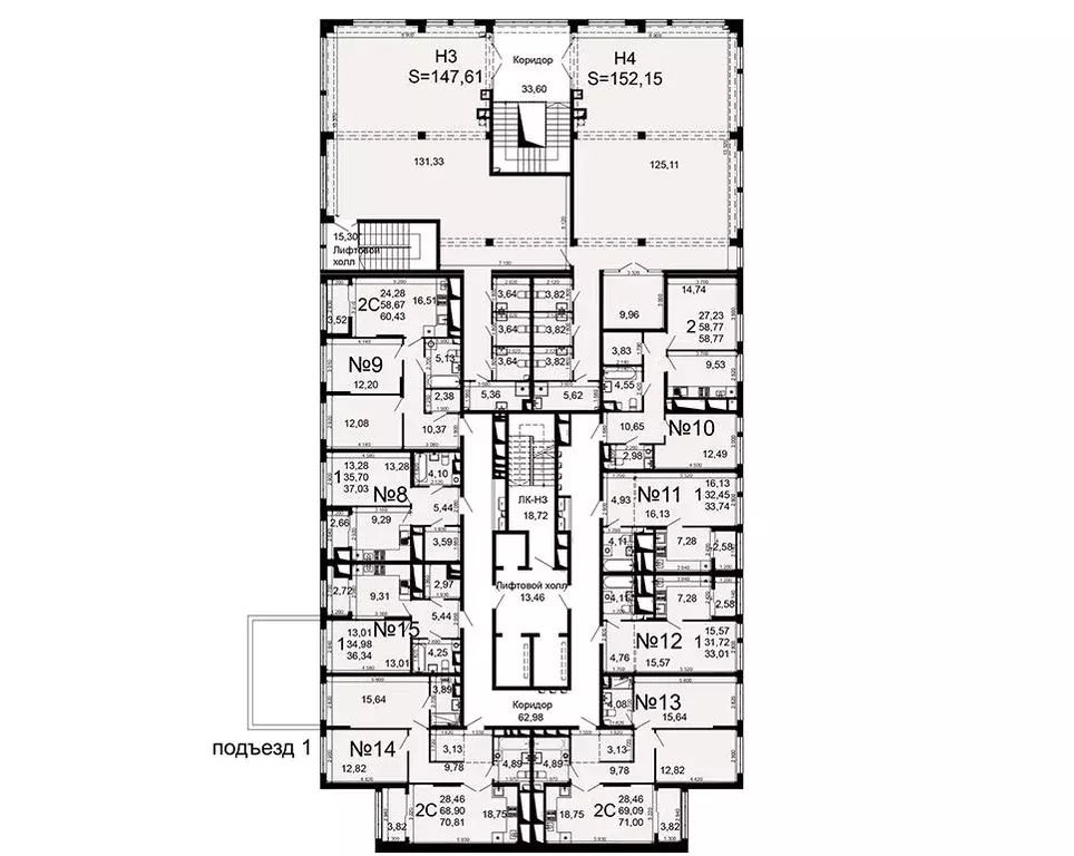 2-к кв. Рязанская область, Рязань Льговская ул., 8 (58.77 м) - Фото 1