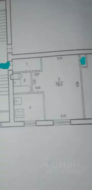 1-к кв. Волгоградская область, Волгоград ул. Ломакина, 2 (32.0 м) - Фото 0